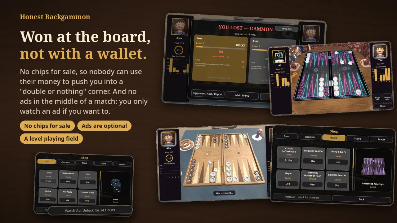 Wallet and optional ads